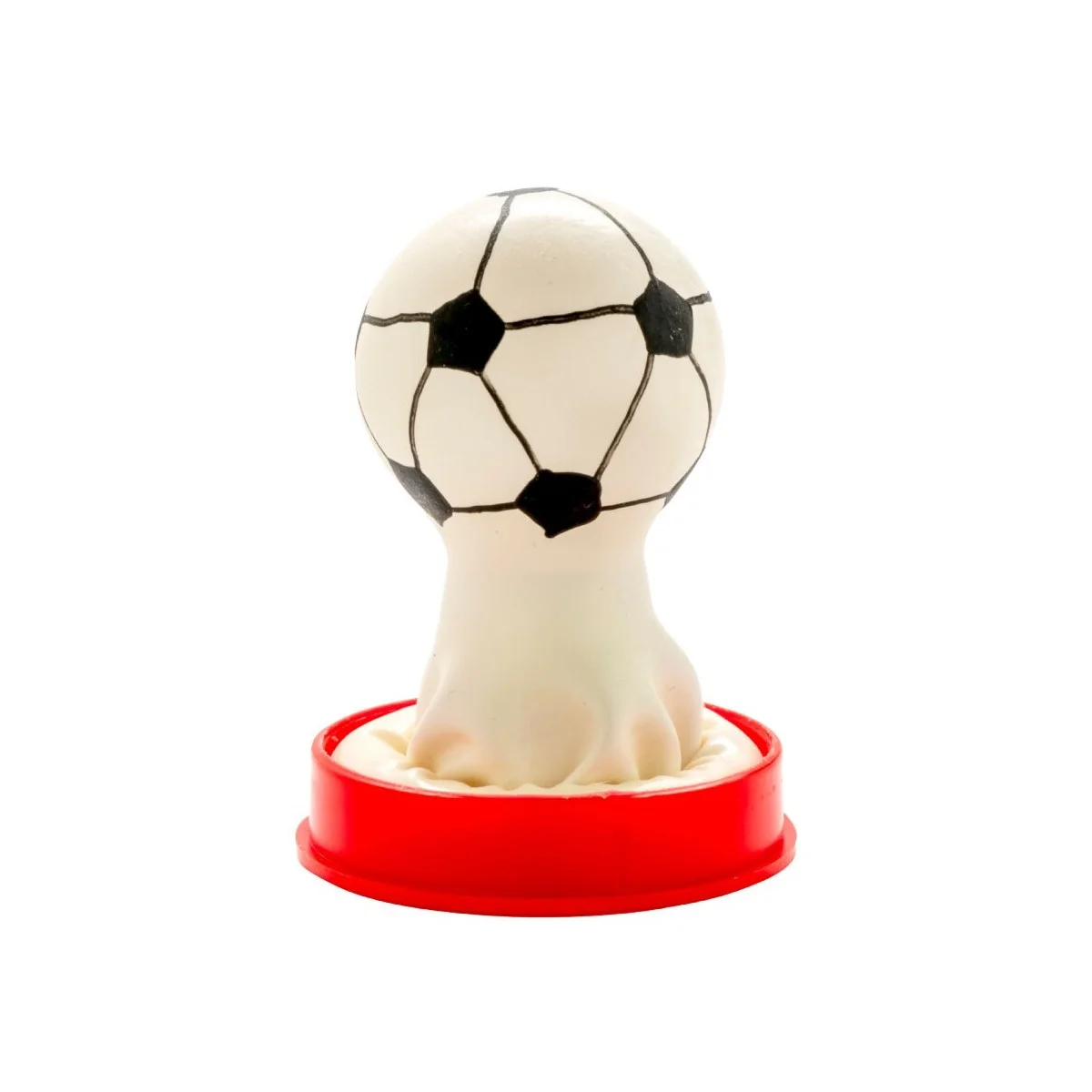 HANDBEMALTES KONDOM FUSSBALL VON KONDOMERIE