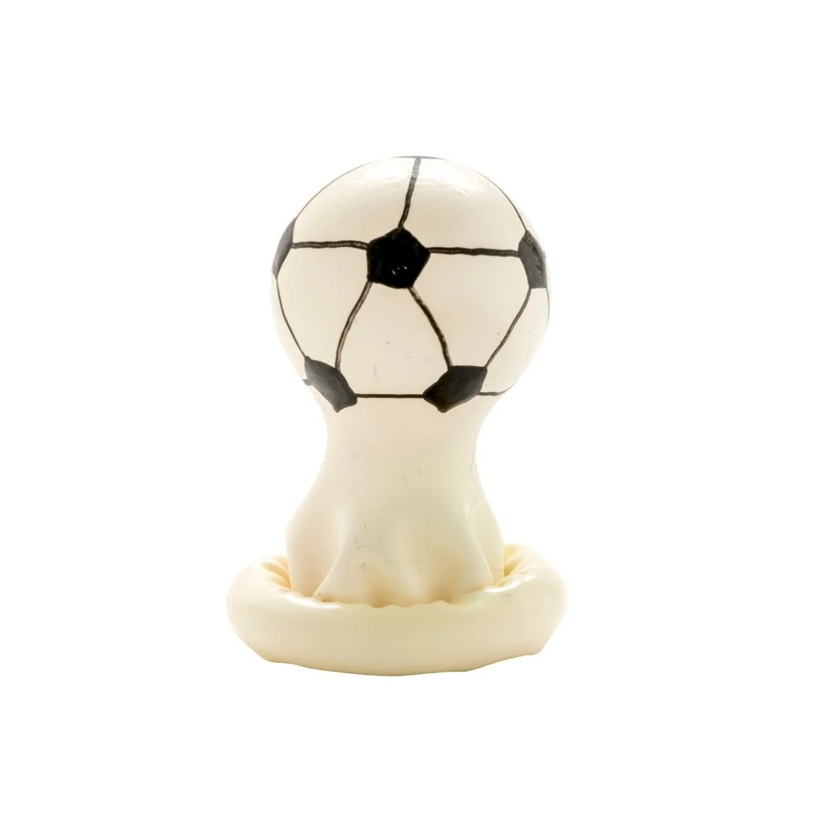HANDBEMALTES KONDOM FUSSBALL VON KONDOMERIE