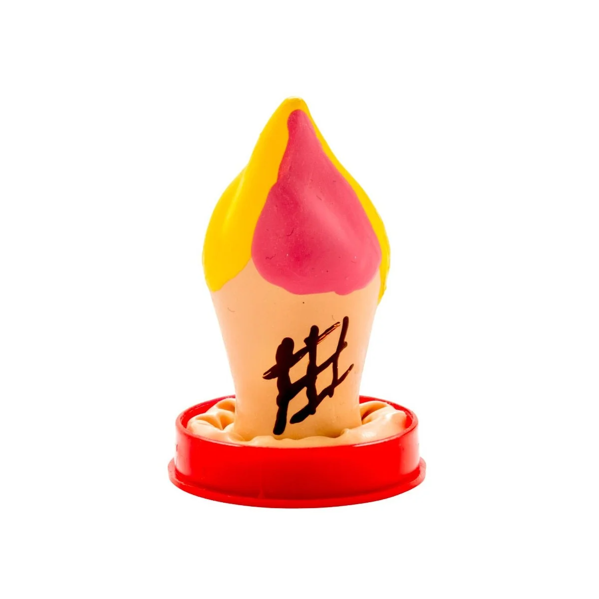 HANDBEMALTES KONDOM EIS VON KONDOMERIE