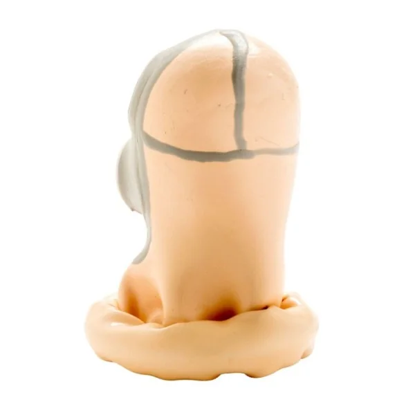 HANDBEMALTES KONDOMGASMASKE VON KONDOMERIE