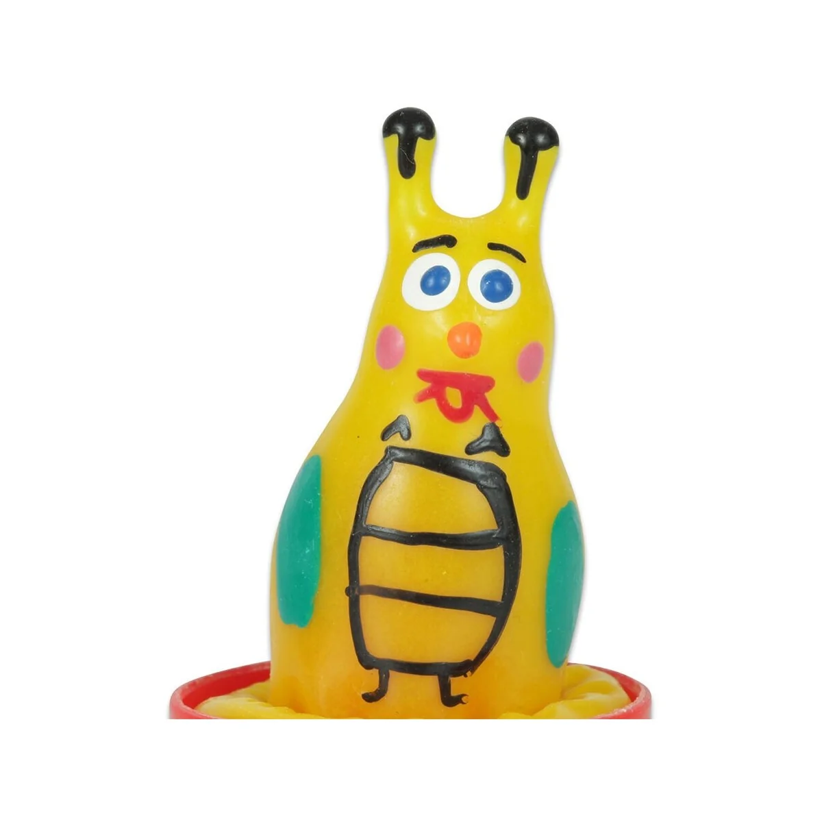 HANDBEMALTES KONDOM BIENE VON KONDOMERIE