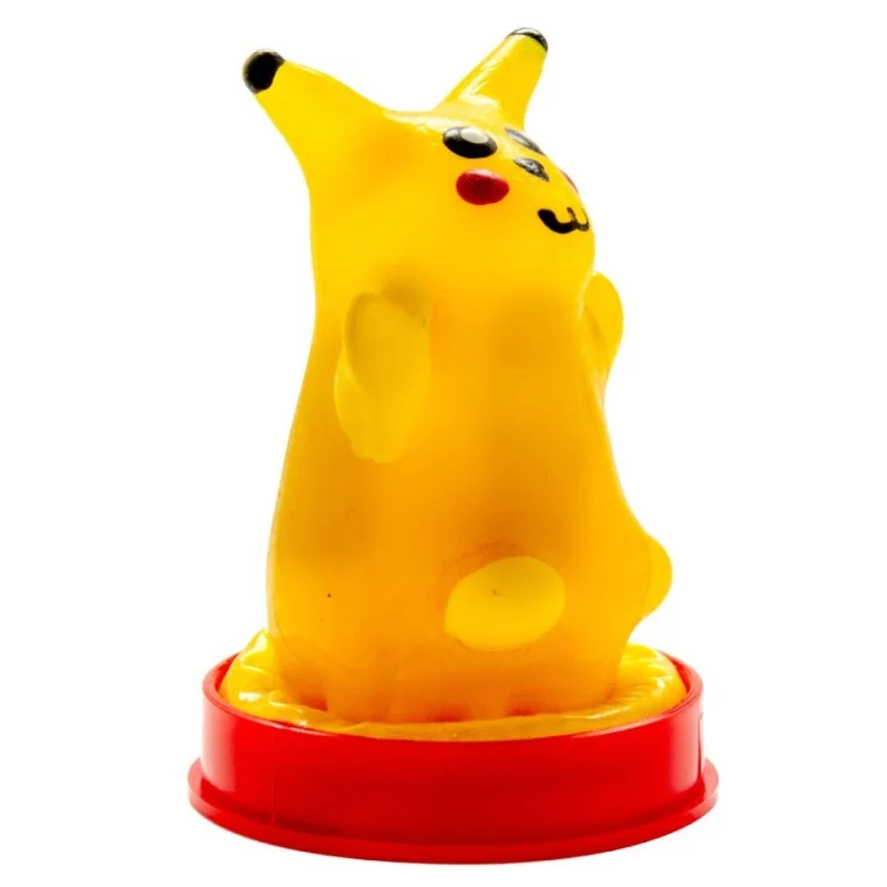 HANDBEMALTES KONDOM GELBE MAUS VON KONDOMERIE 2