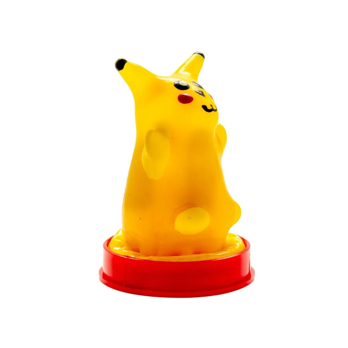 HANDBEMALTES KONDOM GELBE MAUS VON KONDOMERIE