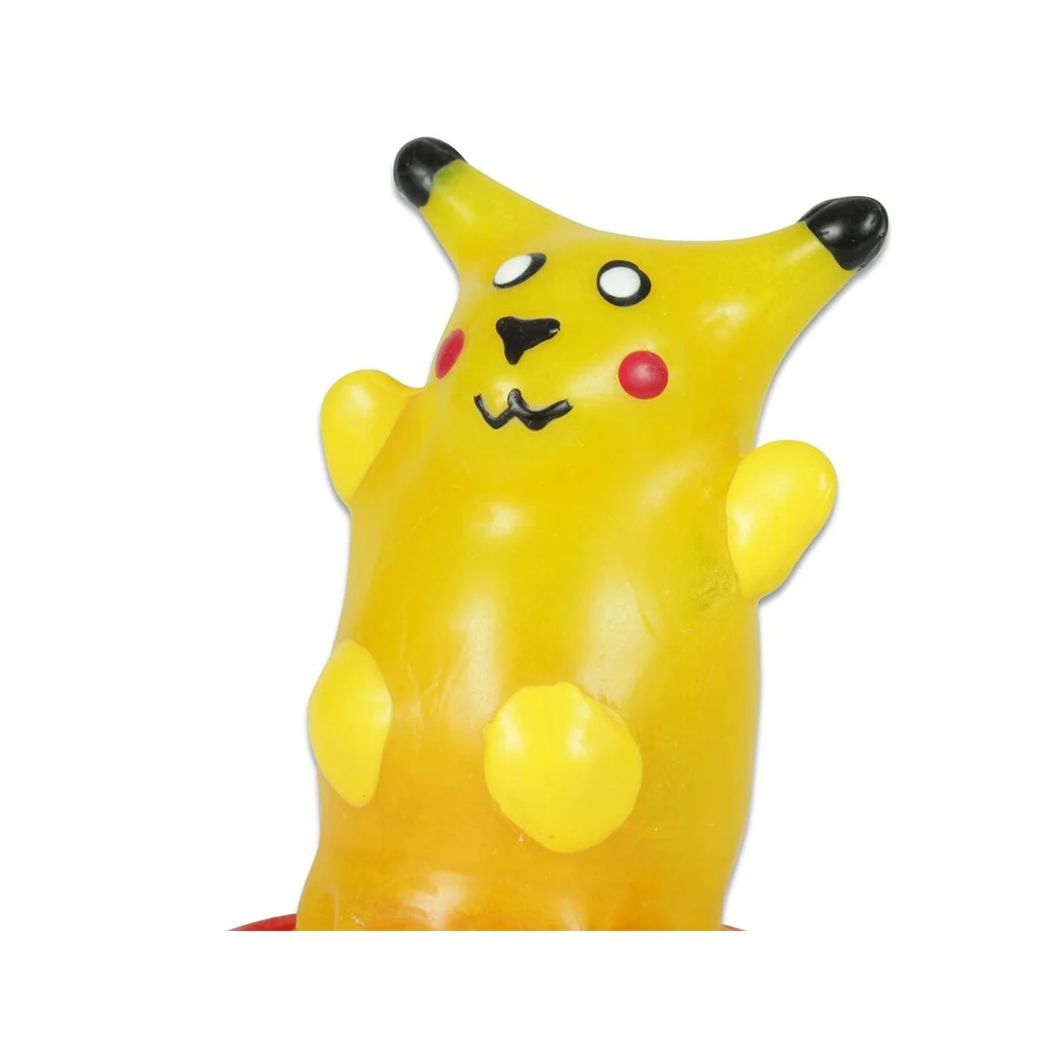 HANDBEMALTES KONDOM GELBE MAUS VON KONDOMERIE