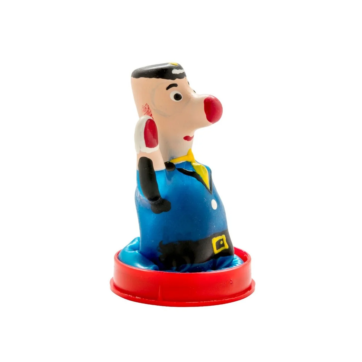 HANDBEMALTES KONDOM POLIZIST VON KONDOMERIE