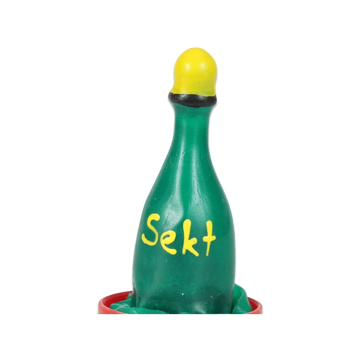 HANDBEMALTES KONDOM CHAMPAGNER VON KONDOMERIE