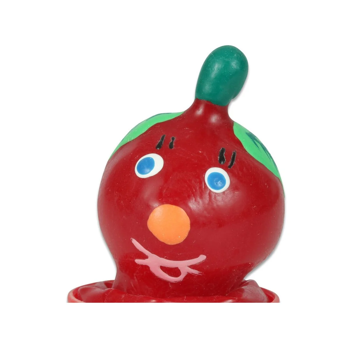 HANDBEMALTES KONDOM TOMATE VON KONDOMERIE