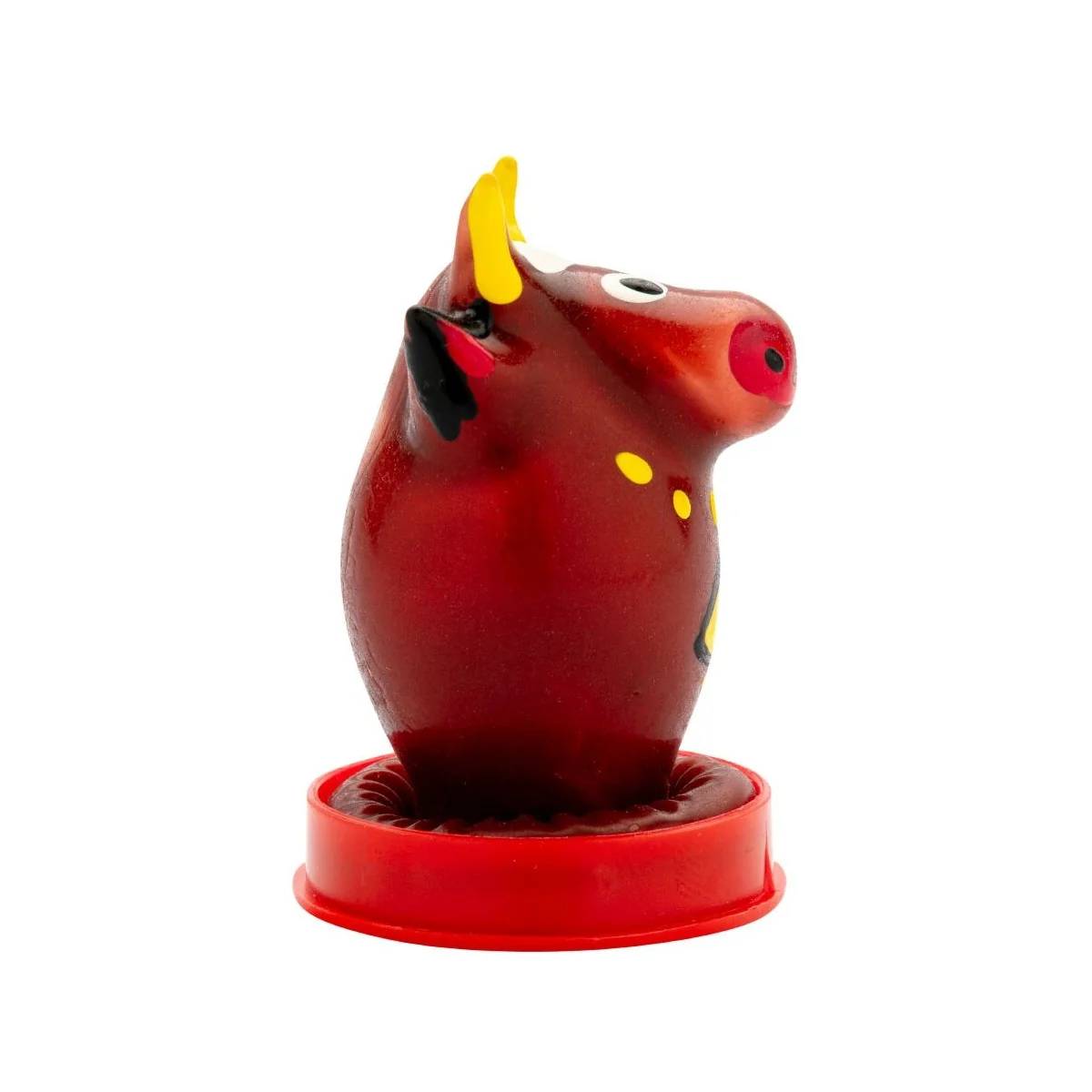 HANDBEMALTES KONDOM BULL MODELL 1 VON KONDOMERIE
