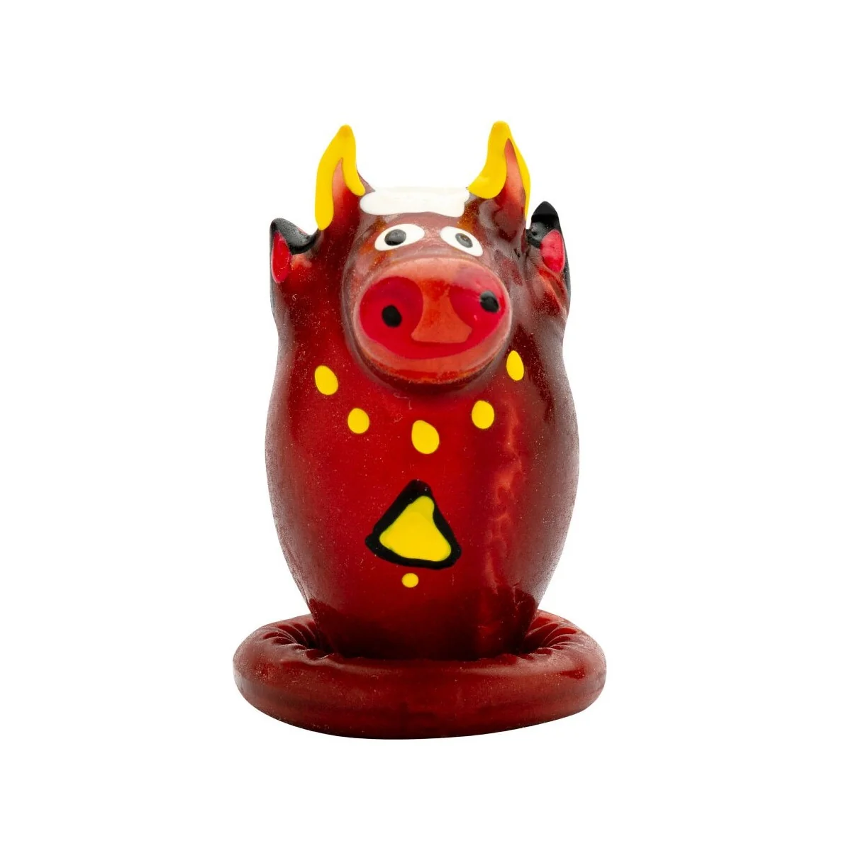 HANDBEMALTES KONDOM BULL MODELL 1 VON KONDOMERIE