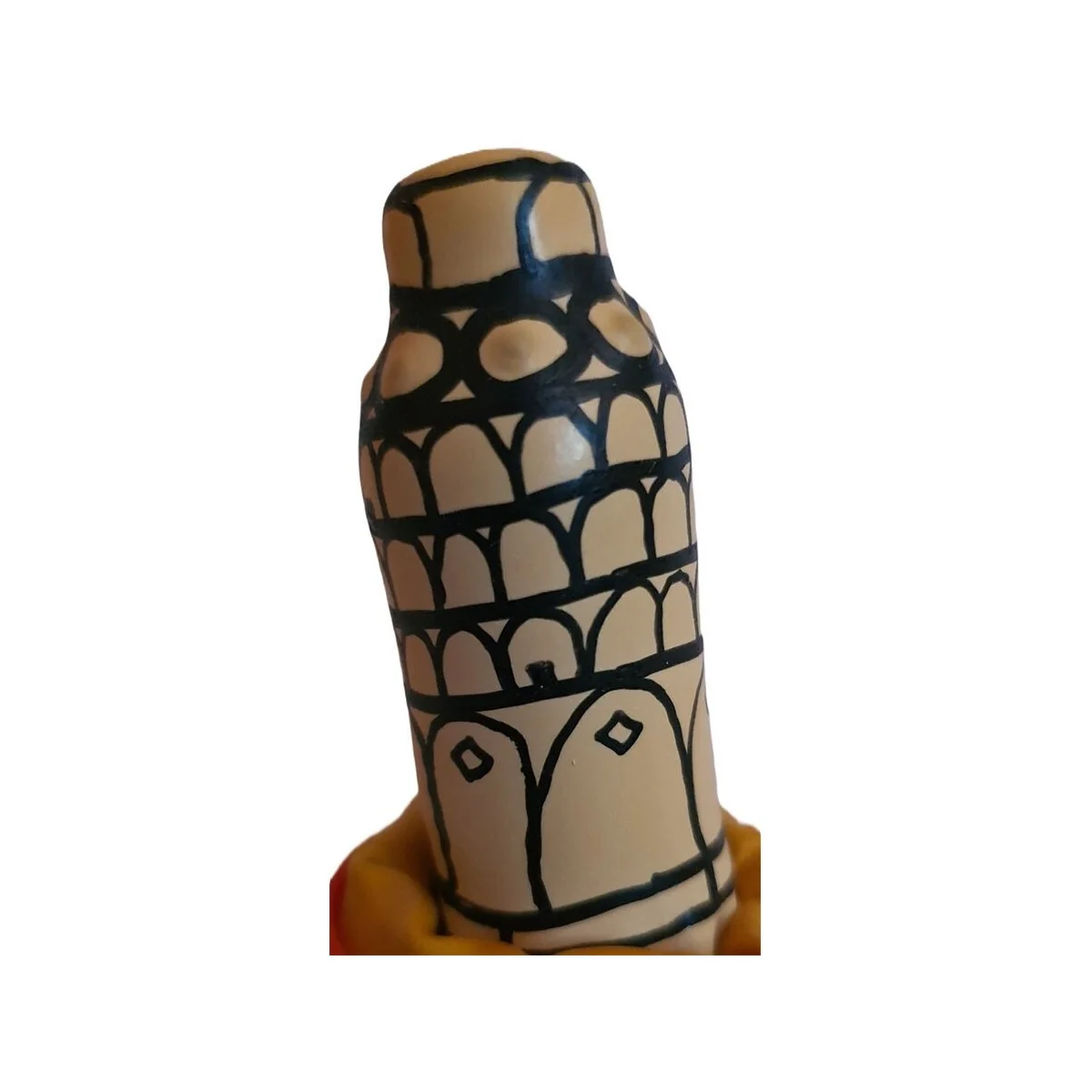 HANDBEMALTES KONDOM PISA-TURM VON KONDOMERIE