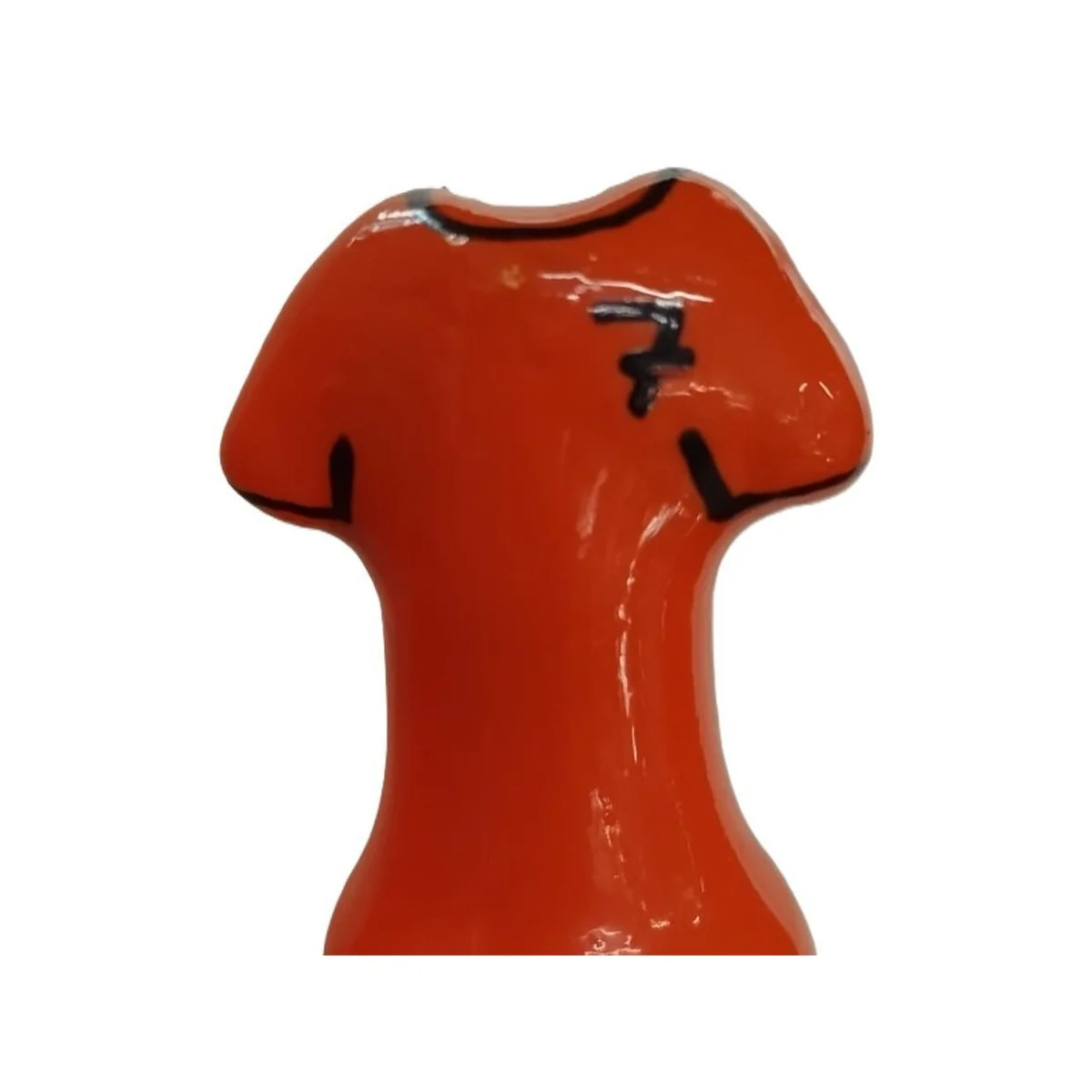 HANDBEMALTES KONDOM ORANGE SHIRT VON KONDOMERIE