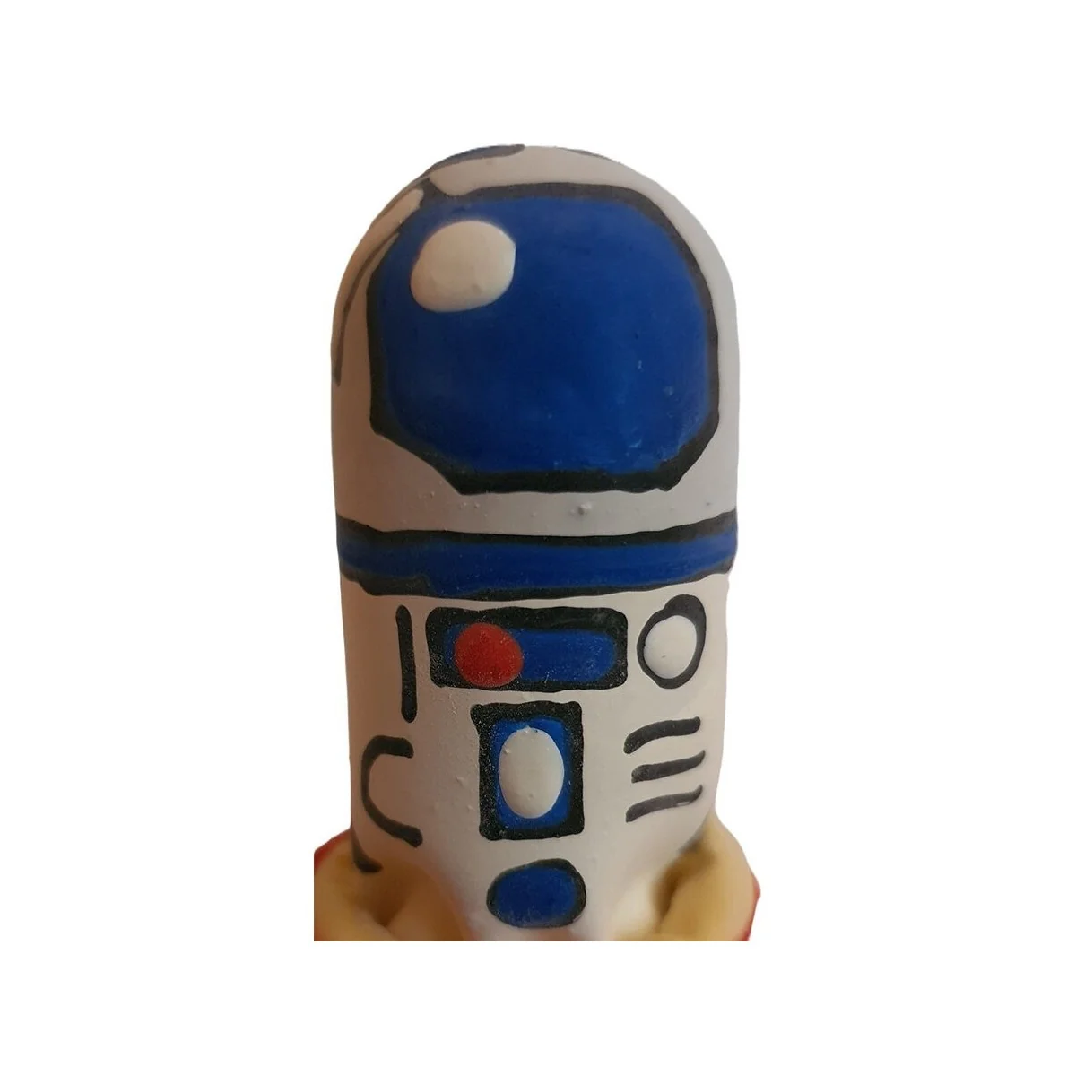 HANDBEMALTES KONDOM ROBOTER VON KONDOMERIE