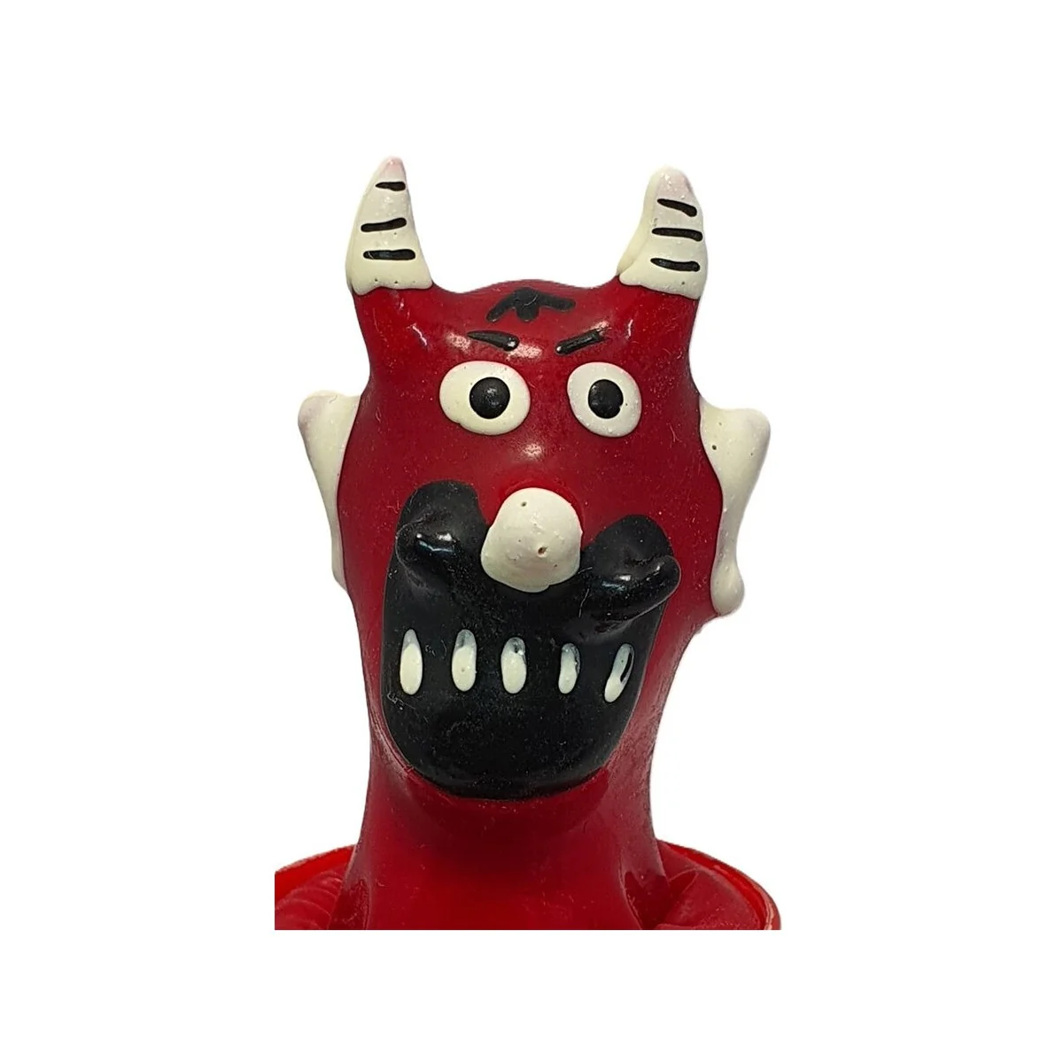 HANDBEMALTES KONDOM DEVILS MOUTH MODELL 2 VON KONDOMERIE