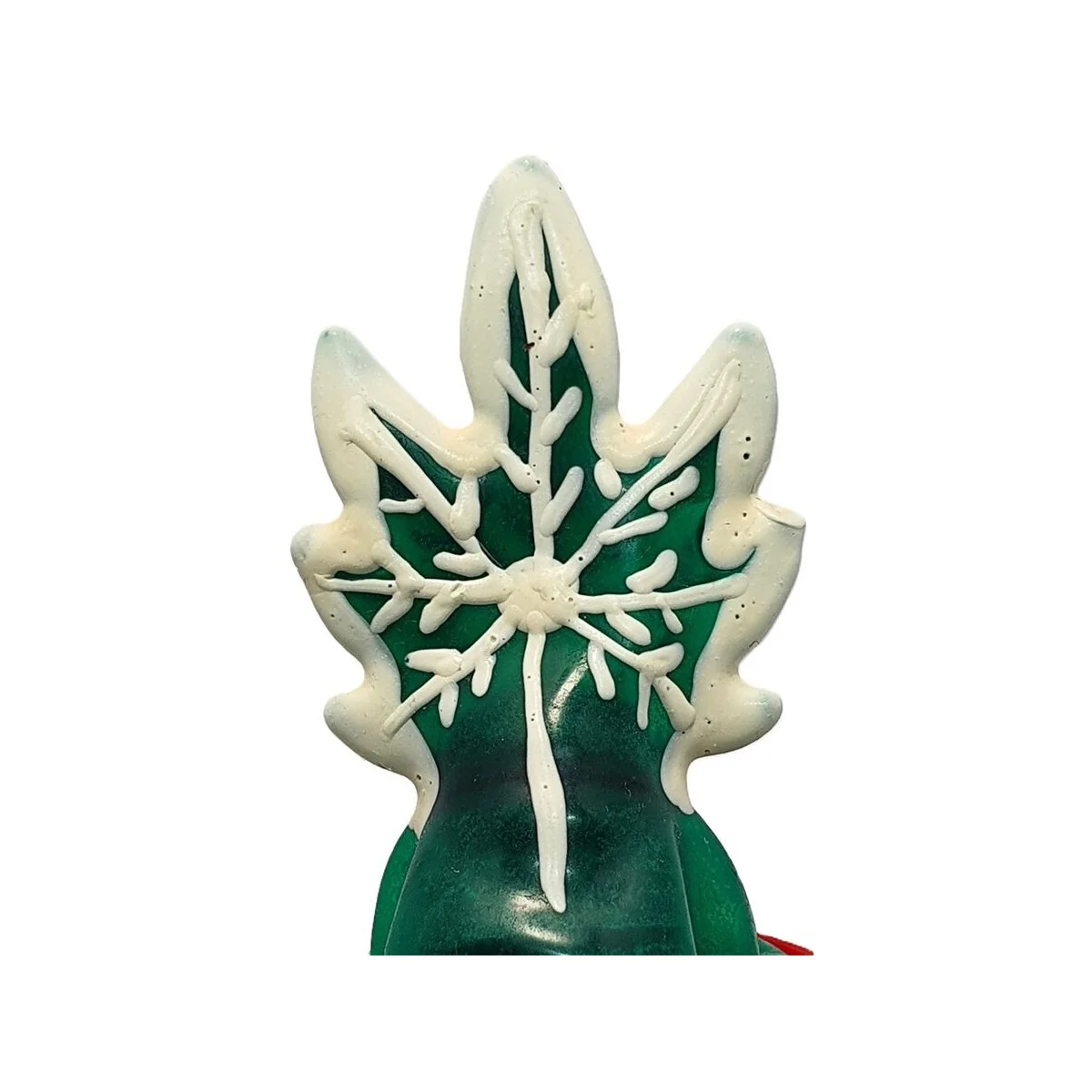 HANDBEMALTES KONDOM CANNABIS MODELL 2 VON KONDOMERIE