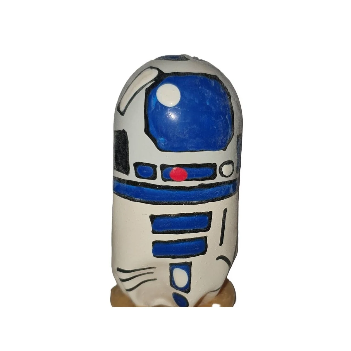 HANDBEMALTES KONDOM ROBOT XL VON KONDOMERIE