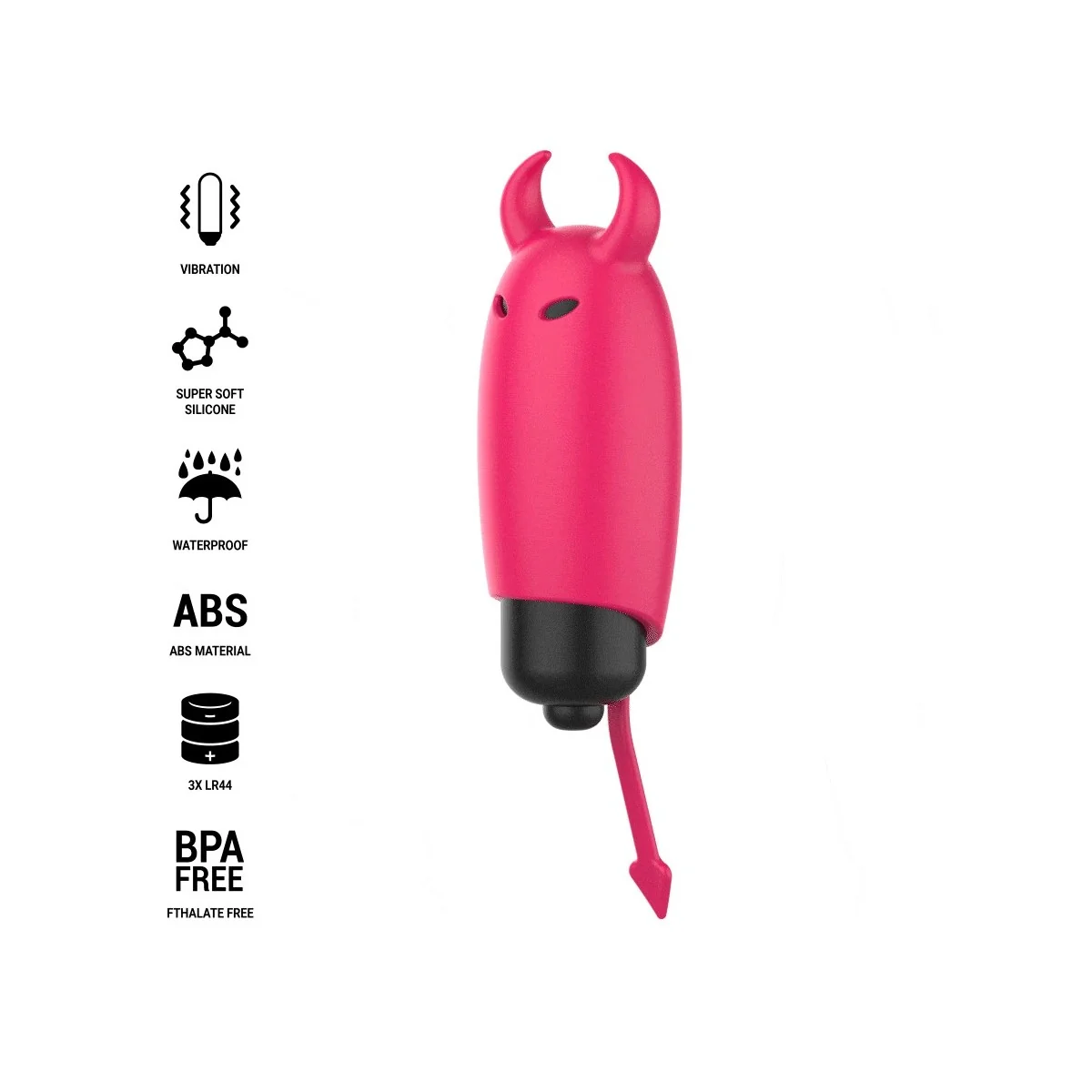 SCARLET VIBRIERENDE KUGEL RED DEMON 9,3 X 2,4 CM VON INTENSE FUN