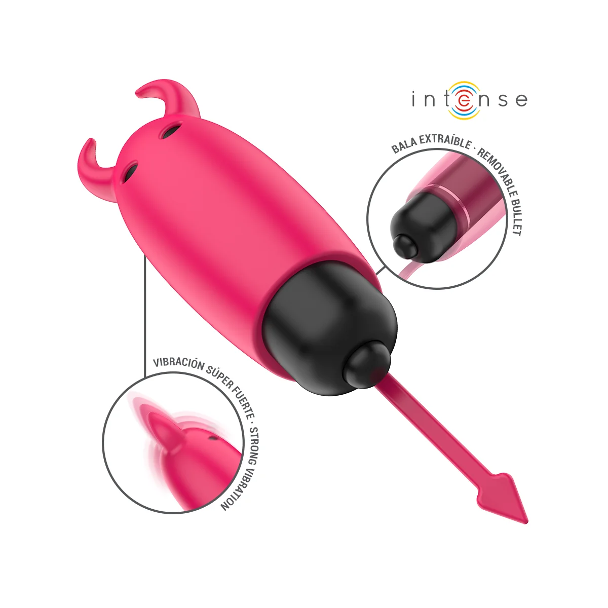 SCARLET VIBRIERENDE KUGEL RED DEMON 9,3 X 2,4 CM VON INTENSE FUN