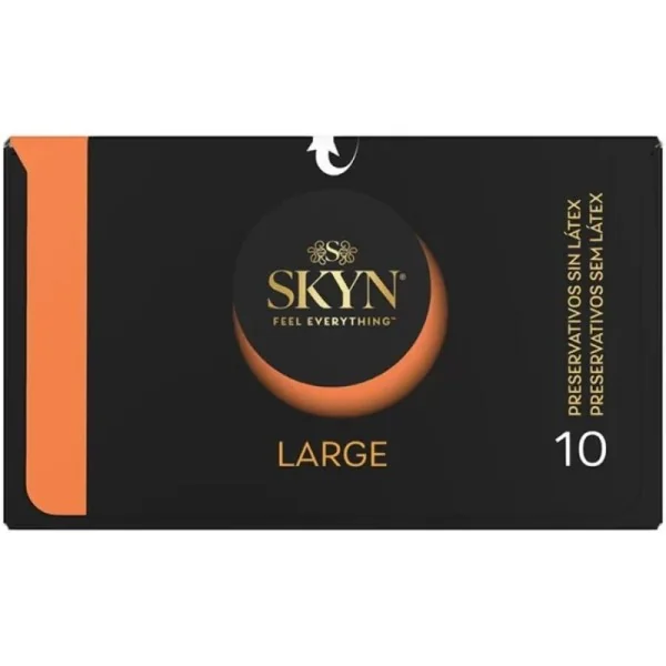 GROSSE EXTRA ANPASSUNGSKONDOME 10 STÜCK VON SKYN
