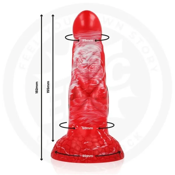DILDO AGNIS CRIMSON FIRE VON EPIC