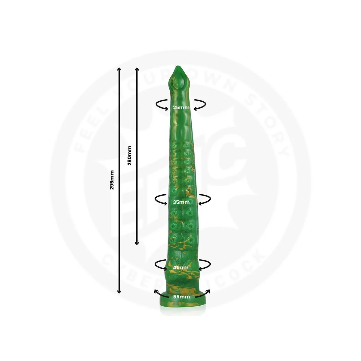 DILDO HYLOS GREEN FLASH VON EPIC