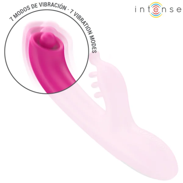 CHRISTINA MULTIFUNKTIONS-RABBIT-VIBRATOR 22,5 CM ROSA VON INTENSE FUN