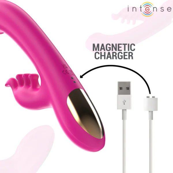 CHRISTINA MULTIFUNKTIONS-RABBIT-VIBRATOR 22,5 CM ROSA VON INTENSE FUN