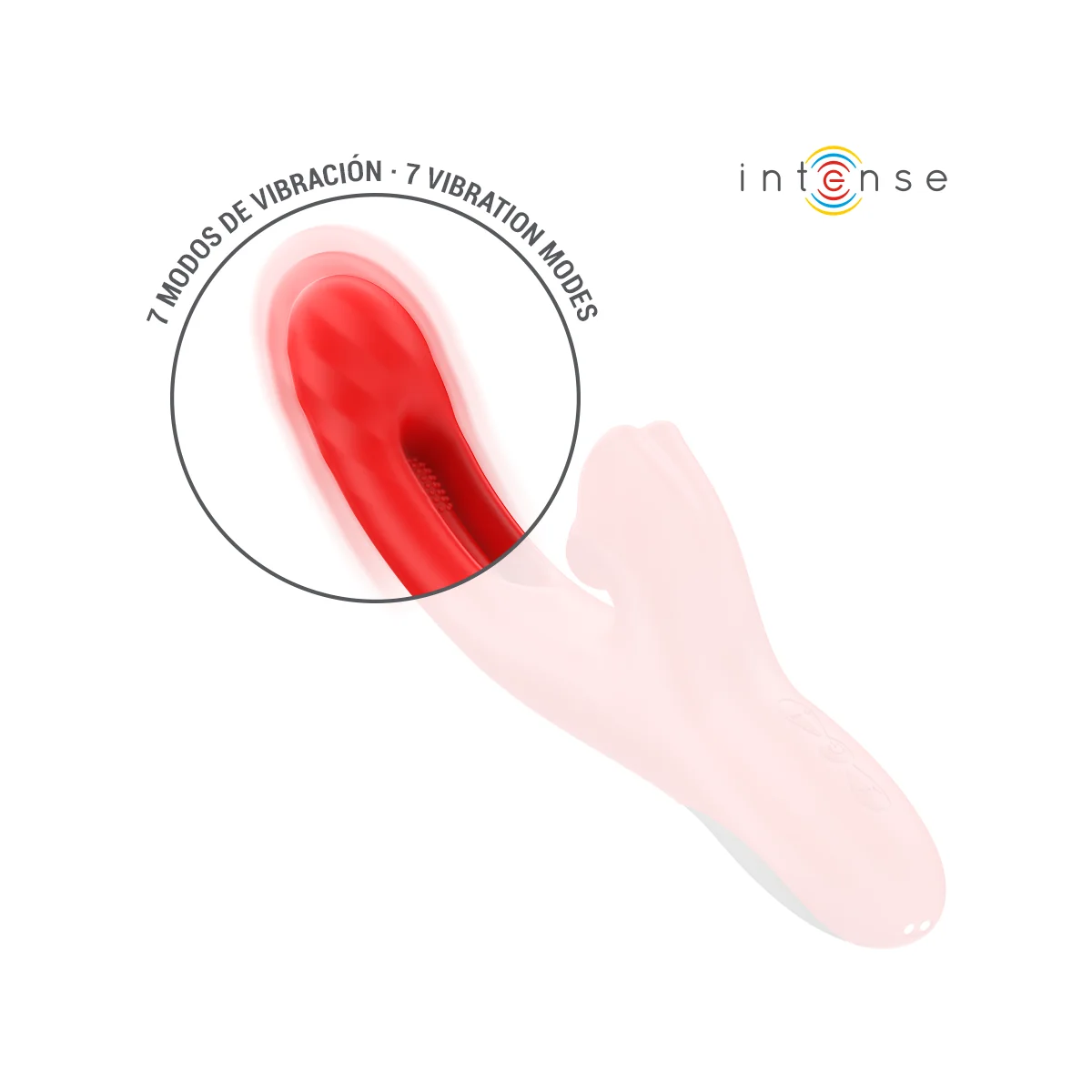 JESSICA MULTIFUNKTIONSVIBRATOR KLITORISSTIMULATION 24,8 CM ROT VON INTENSE FUN