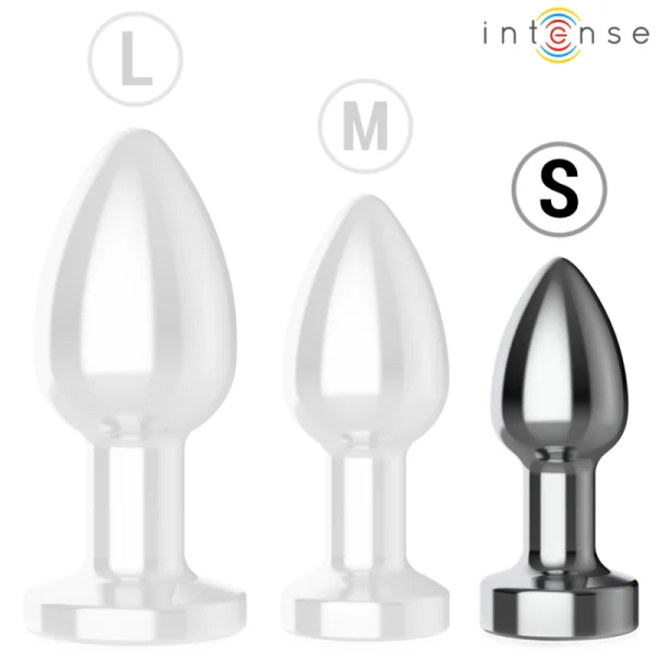 ANAL PLUG 10 VIBRATIONEN METALL MIT FERNBEDIENUNG S VON INTENSE ANAL TOYS