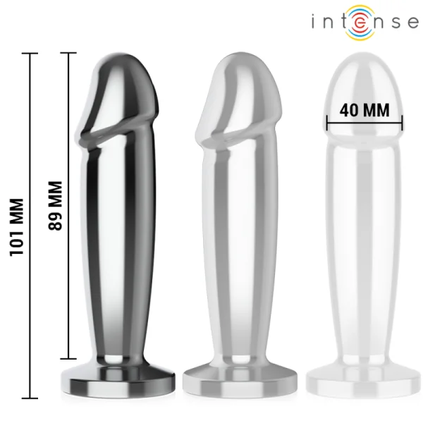 ANAL PLUG 10 VIBRATIONEN METALLDILDO MIT FERNBEDIENUNG M VON INTENSE ANAL TOYS