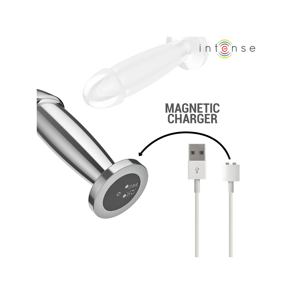 ANAL PLUG 10 VIBRATIONEN METALLDILDO MIT FERNBEDIENUNG M VON INTENSE ANAL TOYS