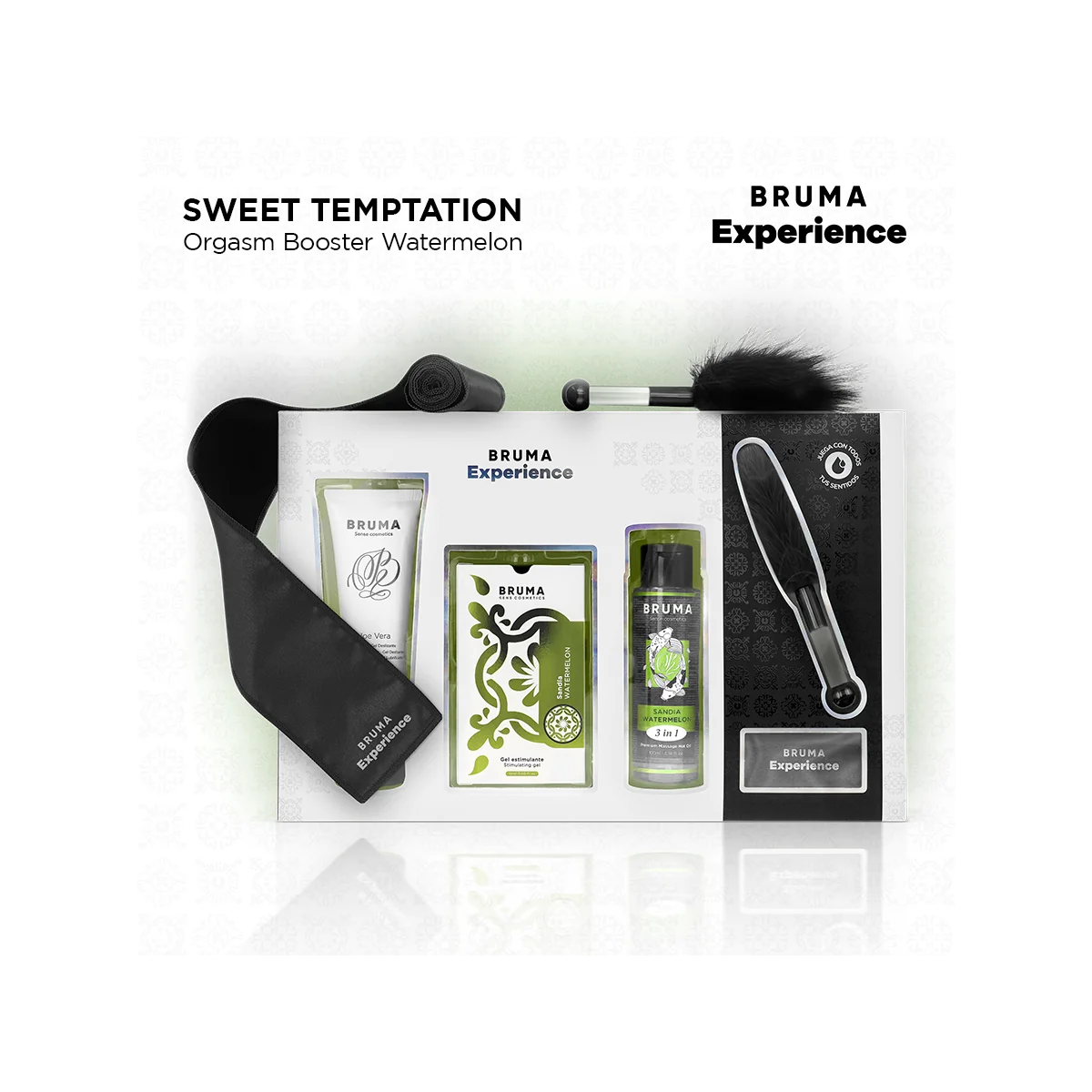 SÜSSE WASSERMELONE TEMPTATION KIT MIT ORGASMUSVERSTÄRKER VON BRUMA