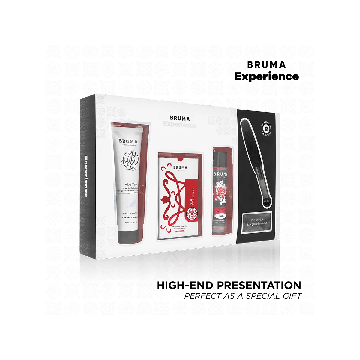 SÜSSE ERDBEERE VIBRO-ORGASMISCHES VERSUCHUNGSSET VON BRUMA