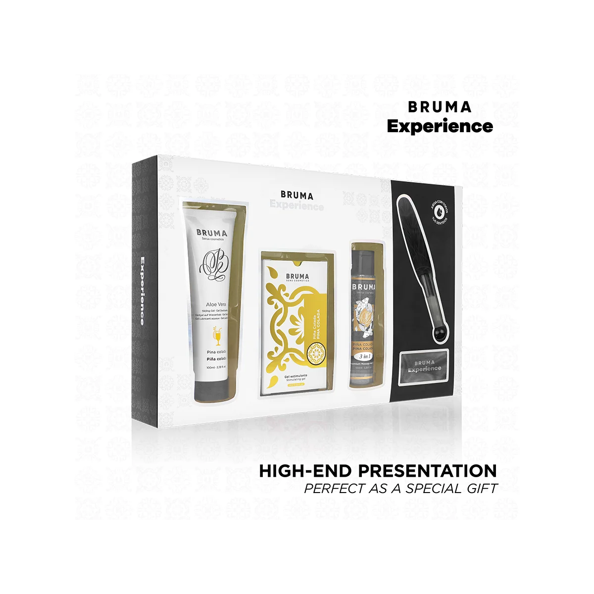 SÜSSE PIÑA COLADA VERSUCHUNGSPAKET MIT ORGASMUSVERSTÄRKER VON BRUMA