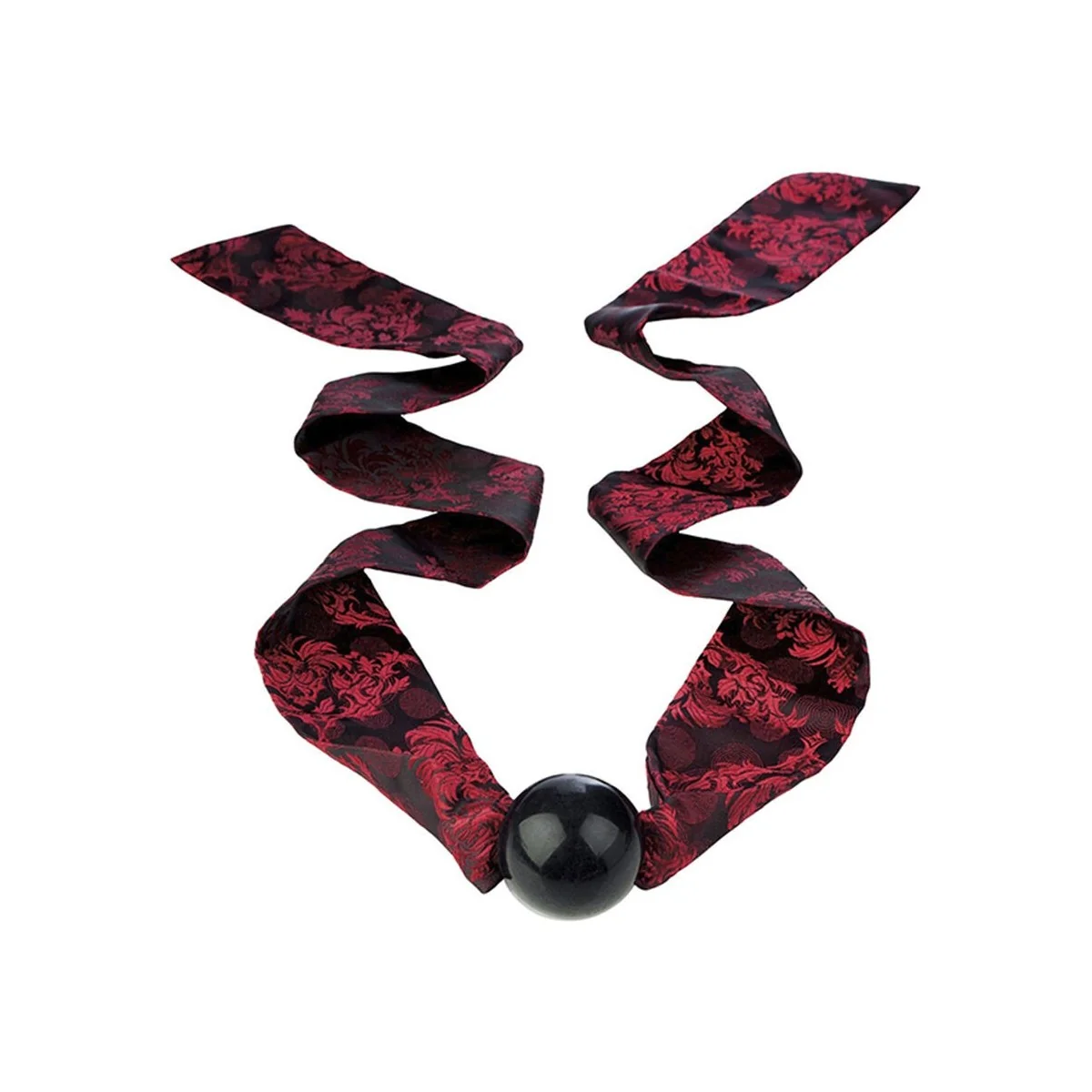 SCANDAL BALL GAG MIT SCHWARZ/ROTER SCHLEIFE VON CALEXOTICS