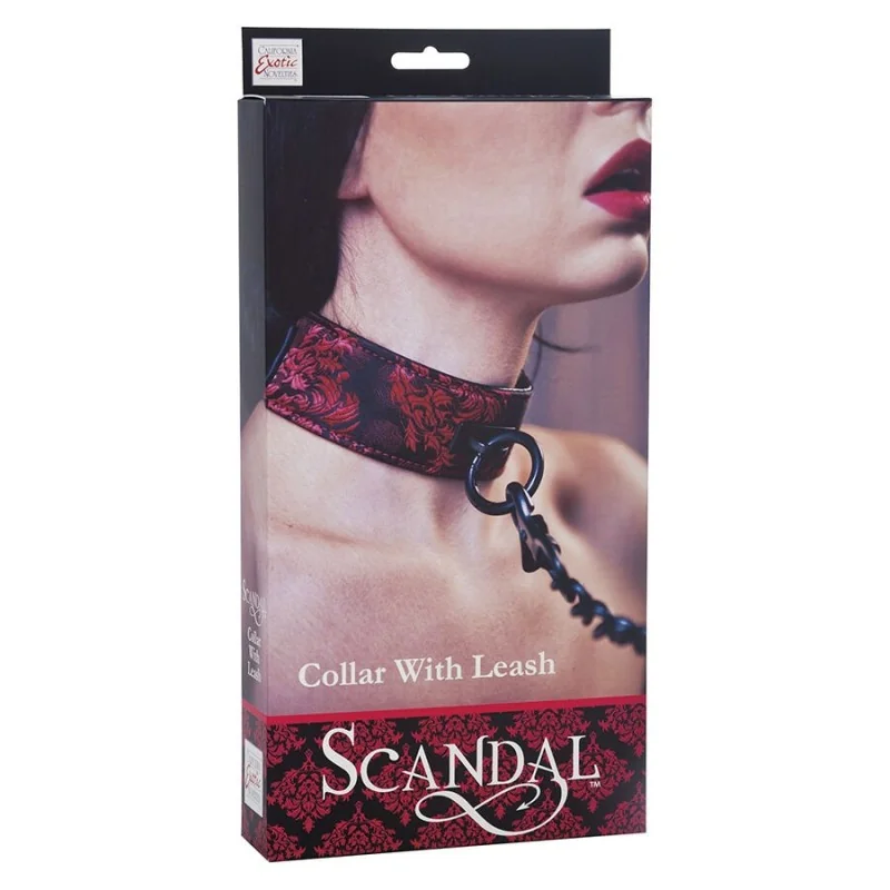 SCANDAL HALSKETTE MIT SCHWARZEM RIEMEN VON CALEXOTICS 2