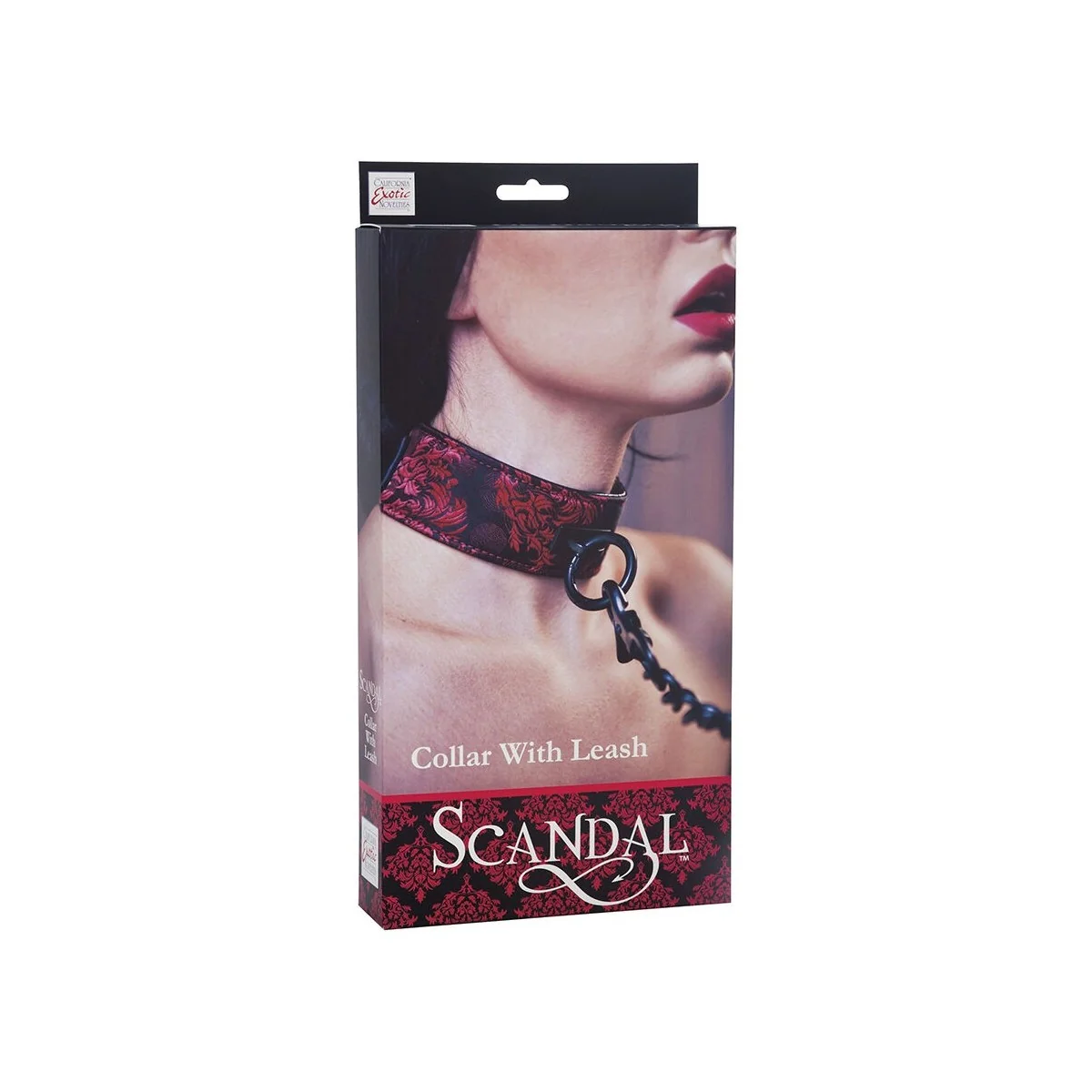 SCANDAL HALSKETTE MIT SCHWARZEM RIEMEN VON CALEXOTICS