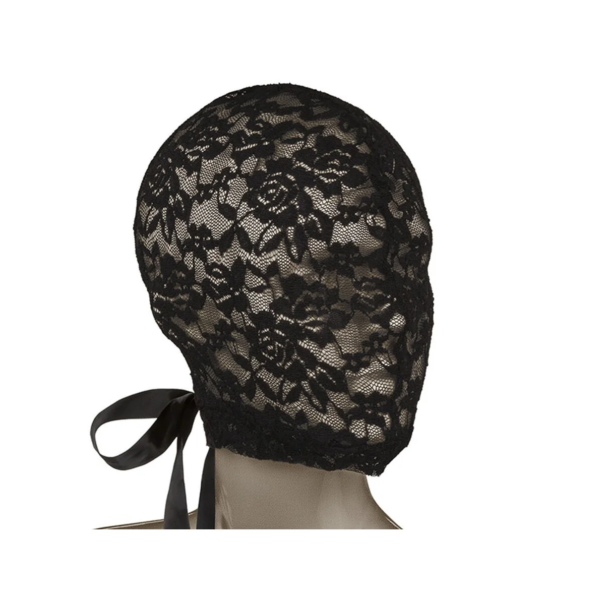 SCANDAL SCHWARZE SPITZEN-BALALAVA MIT SCHLEIFE VON CALEXOTICS