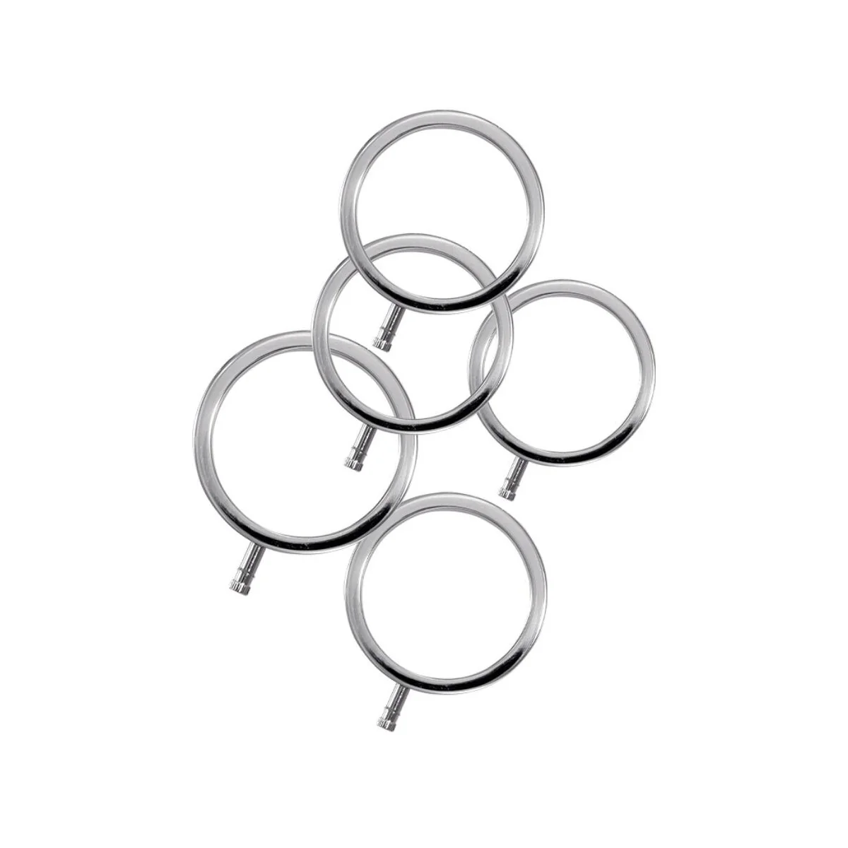 ELECTRARINGS METALL-PENISRINGE 5ER-PACK VON ELECTRASTIM