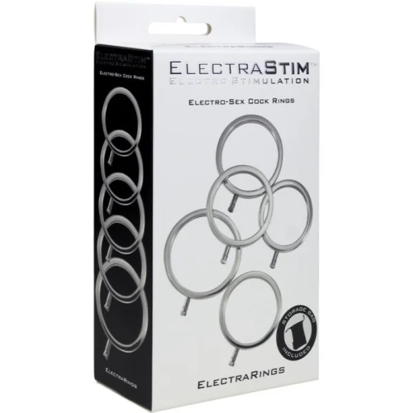 ELECTRARINGS METALL-PENISRINGE 5ER-PACK VON ELECTRASTIM