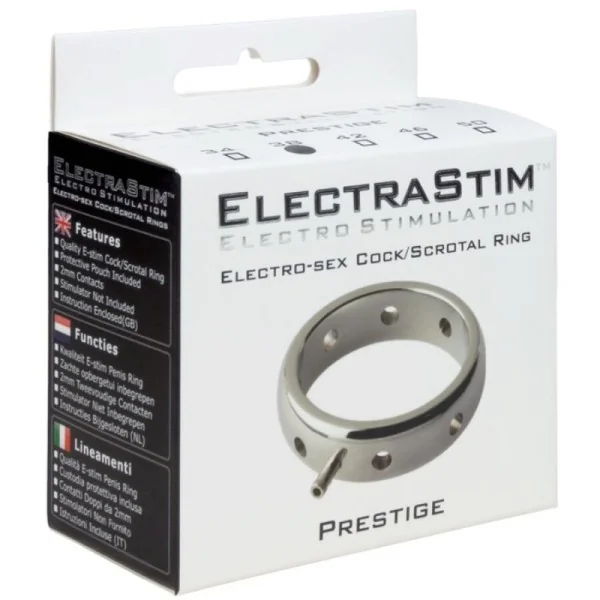 PRESTIGE ELEKTROMAGNETISCHER PENISRING AUS METALL 38 MM VON ELECTRASTIM