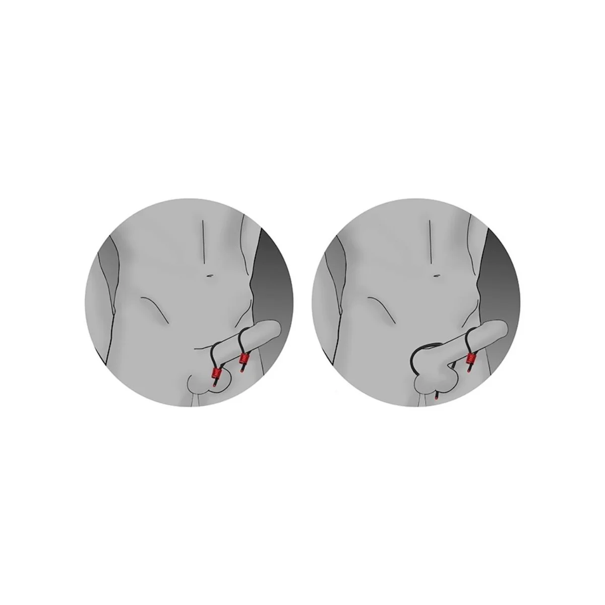 PRESTIGE ELECTRA LOOPS VERSTELLBARE COCKRINGE SCHWARZ VON ELECTRASTIM