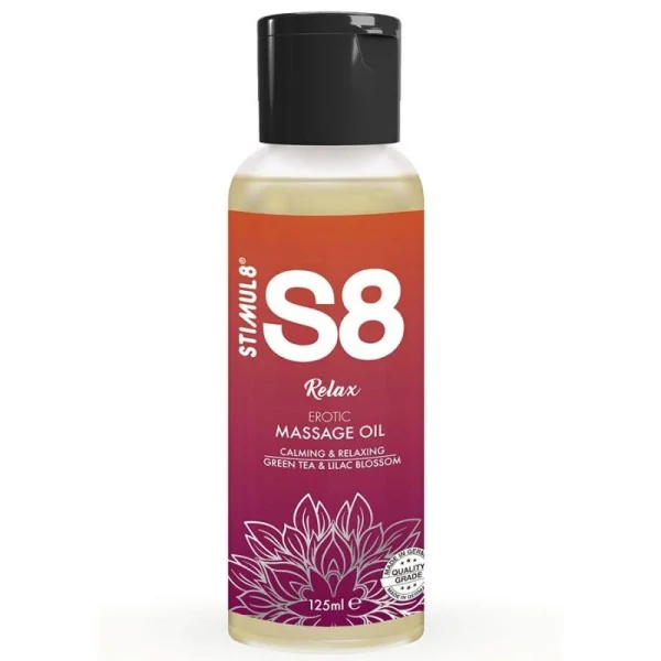 S8 RELAX GRÜNER TEE MASSAGEÖL 125 ML VON STIMUL8