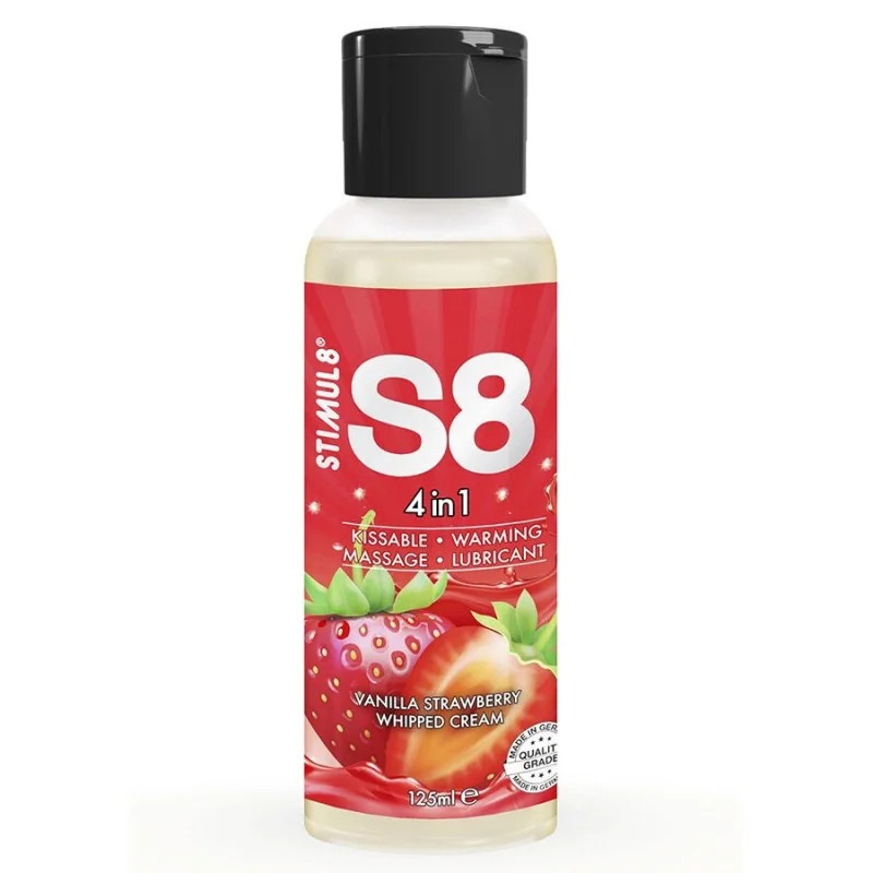 S8 4 IN 1 ERDBEER-DESSERT-GLEITMITTEL 125 ML VON STIMUL8