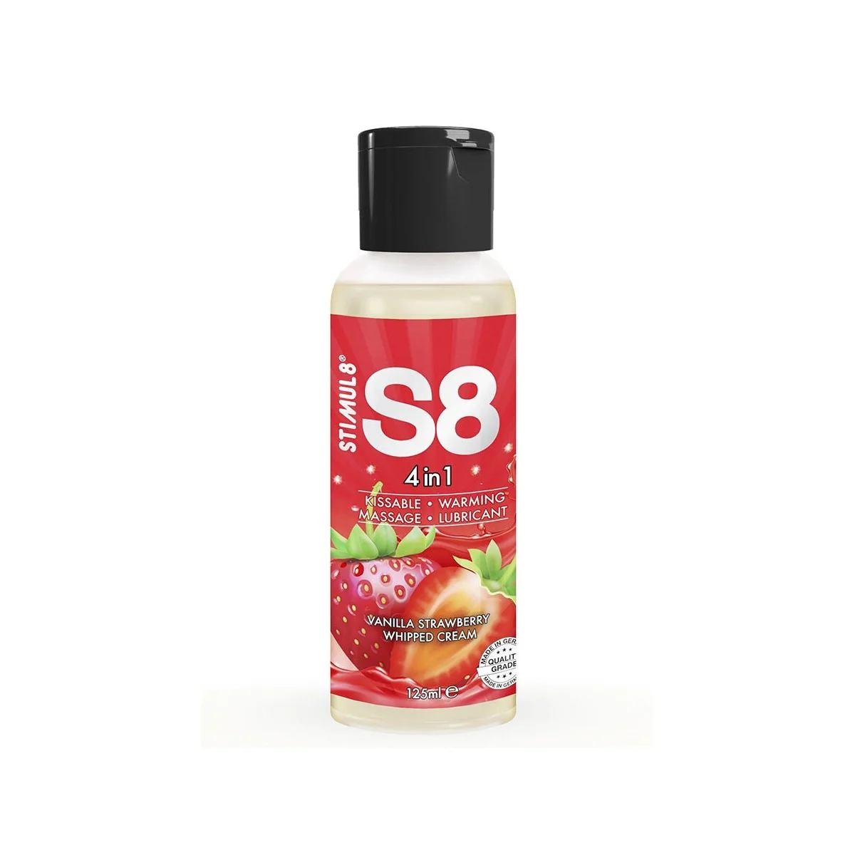S8 4 IN 1 ERDBEER-DESSERT-GLEITMITTEL 125 ML VON STIMUL8