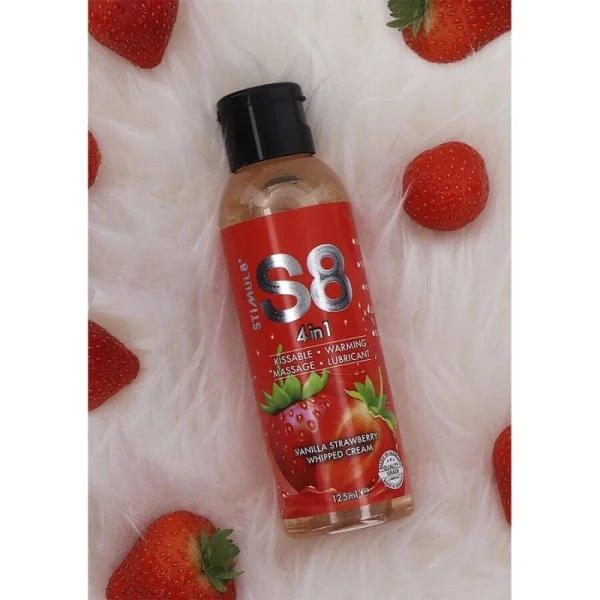 S8 4 IN 1 ERDBEER-DESSERT-GLEITMITTEL 125 ML VON STIMUL8