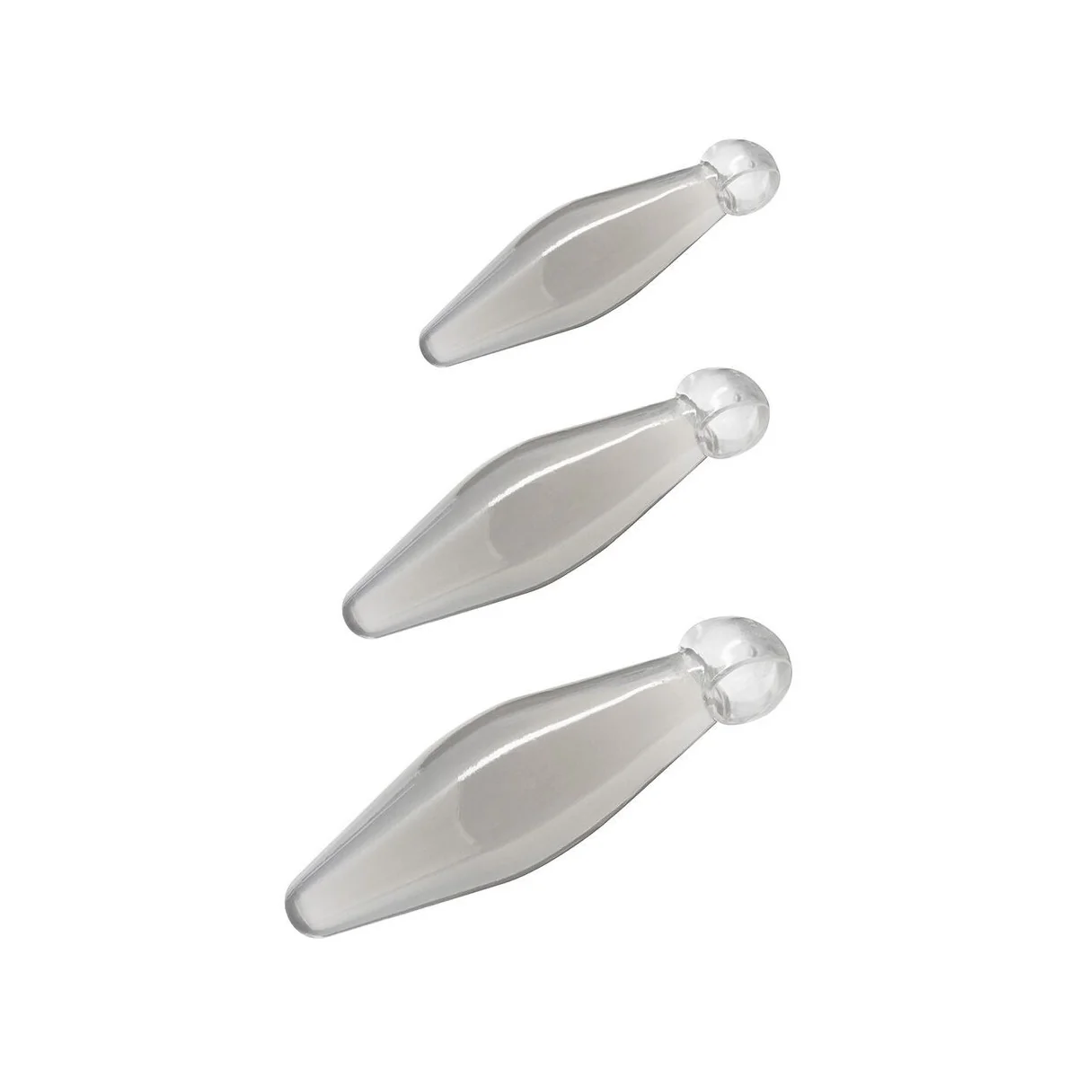 ANAL PLAY FINGER RIMMER 3 STÜCK TRANSPARENT VON TOYJOY