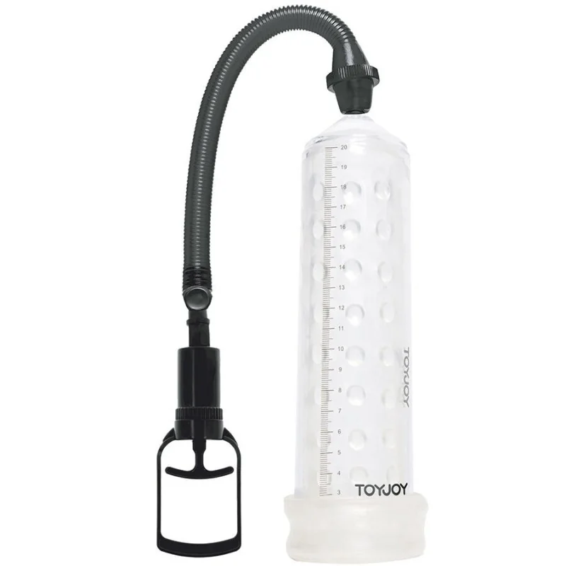 LEISTUNGSSTARKE MASSAGEPUMPE MIT TRANSPARENTER HÜLLE VON TOYJOY