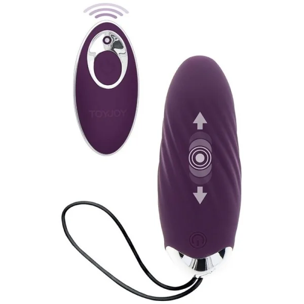 HAPPINESS KNOCK KNOCK EGGSTAVAGANT VIBRATOR MIT FERNBEDIENUNG LILA VON TOYJOY