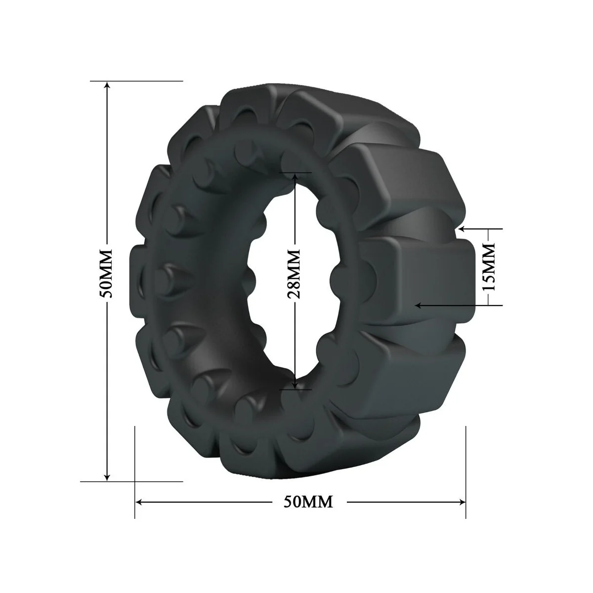 LAIDEN SILIKONRING MODELL 5 VON CRAZY BULL