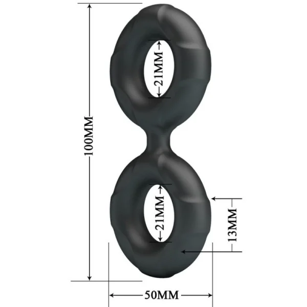 RADWAN DOPPELTER SILIKONRING MODELL 19 VON CRAZY BULL